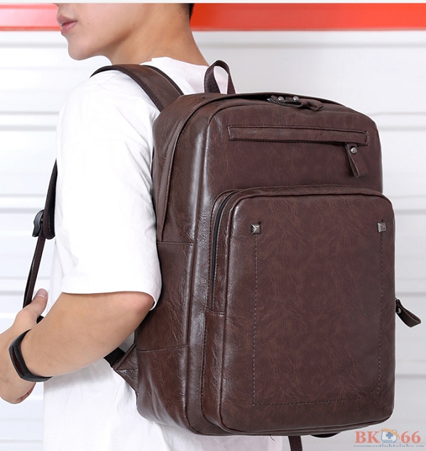Balo đựng laptop bằng da cao cấp--4